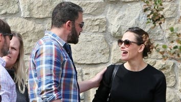 Jennifer Garner and Ben Affleck Share Friendly Church Outing