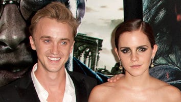 ‘Harry Potter’ Stars Emma Watson and Tom Felton Reunite at the Beach