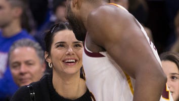 Kendall Jenner Jokingly Boos Tristan Thompson at Basketball Game