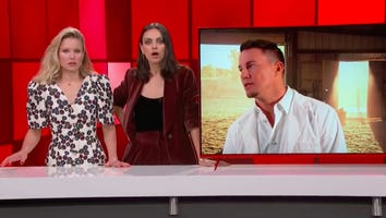 Mila Kunis and Kristen Bell Try to Convince Channing Tatum to Strip