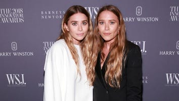 Mary-Kate and Ashley Olsen Step Out in Contrasting Colors for Rare Red Carpet Appearance