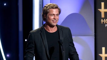 Brad Pitt Makes Rare Public Appearance at Hollywood Film Awards