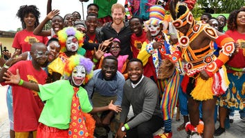 Prince Harry Is Entertained by Zambia Circus Performers in Funny Video