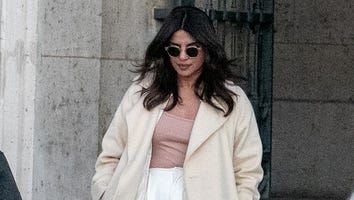 Bride-to-Be Priyanka Chopra Rocks Chic Fall Outfit in Paris