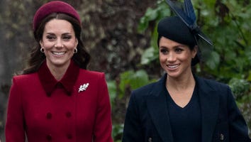 Meghan Markle & Prince Harry Are All Smiles With Prince William & Kate Middleton at Christmas Day Service