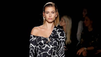 Hailey Baldwin Stuns on the Versace Runway and Indulges in Fast Food Afterwards