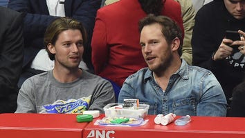 Chris Pratt Attends Clippers Game With Katherine Schwarzenegger's Brother Patrick