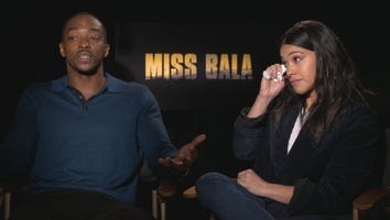 Gina Rodriguez Bursts Into Tears as Anthony Mackie Praises Her Role as Carmen Sandiego (Exclusive)