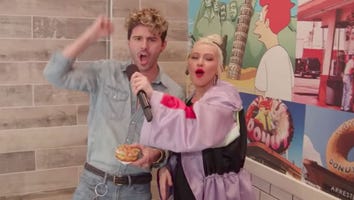 Christina Aguilera Serenades Donut Store Customers in Funny Prank