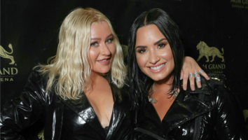Demi Lovato Fangirls Over 'Queen' Christina Aguilera at Opening Night of Las Vegas Show