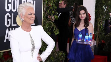 Jamie Lee Curtis Slams Fiji Water Girl Photo Bombing Stars at the Golden Globes