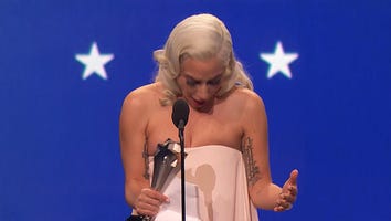 Lady Gaga's Reaction to Her Critics' Choice Best Actress Win Is Priceless
