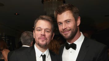 Chris Hemsworth and Matt Damon Lived It Up Shirtless With Their Families in Snowy Montana