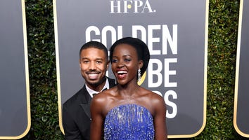 Michael B. Jordan and Lupita Nyong’o Get Caught Jokingly Making Out by 'Black Panther' Co-Star