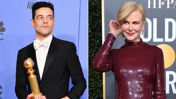 Nicole Kidman and Rami Malek Warmly Reunite After Awkward Golden Globes Moment