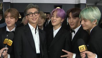 BTS Sends Message to Their ARMY From GRAMMYs Red Carpet: 'They Made Us' (Full Interview)