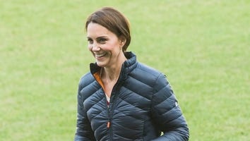 Kate Middleton Shows Off Soccer Skills in Northern Ireland -- See the Pics!