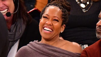Regina King Was Almost Crushed by 76ers Player When He Fell Into the Crowd
