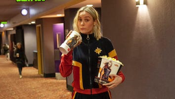 Brie Larson Wore a 'Captain Marvel' Tracksuit While Surprising Fans!