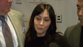 Shannen Doherty Tears Up Over Luke Perry's Health Scare (Exclusive)