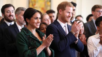 Meghan Markle and Prince Harry's Son Celebrated With Notice of Birth Outside Buckingham Palace