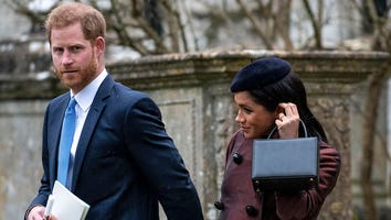 Meghan Markle Joins Prince Harry as He's Named Godfather at Royal Christening