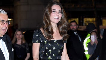 Kate Middleton Rewears BAFTAs Gown at Portrait Gala with Victoria & David Beckham