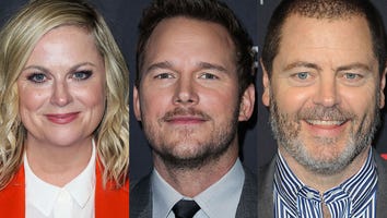 Amy Poehler and Nick Offerman React to Chris Pratt's Post 'Parks and Recreation' Glow-Up (Exclusive)