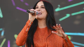 Kacey Musgraves Dazzles In Orange Fringe Dress Next to Giant Disco Ball at Coachella 2019