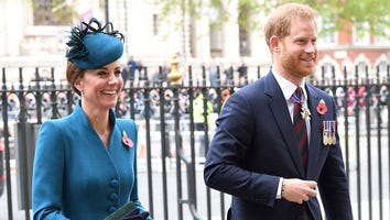 Prince Harry Joins Kate Middleton for Anzac Day Service While Awaiting Royal Baby's Arrival