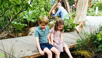 Prince George and Princess Charlotte Sweetly Support Mom Kate Middleton at Chelsea Flower Show