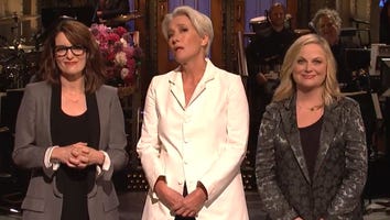 Emma Thompson Gets Help From Tina Fey and Amy Poehler in 'Saturday Night Live' Stage Hosting Debut
