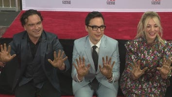 'Big Bang Theory': Kaley Cuoco Gets Emotional at Chinese Theatre Handprint Ceremony With Co-Stars