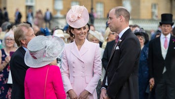 Kate Middleton and Queen Elizabeth Color Coordinate in Pastel for Garden Party