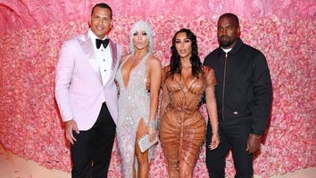 Jennifer Lopez and Alex Rodriguez Pose With Kim Kardashian and Kanye West for Ultimate Power Couple Selfie