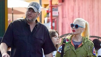 Gwen Stefani and Blake Shelton Step Out With Her Kids, Pack on the PDA at Theme Park