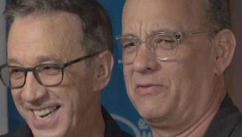 Tom Hanks and Tim Allen Visit Children's Hospital (Exclusive)