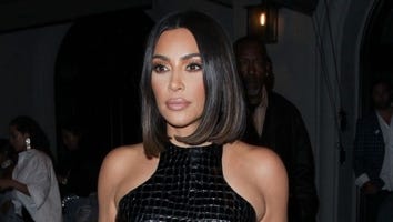 Kim Kardashian Rocks Skintight Leather Look for Night Out With Kanye West