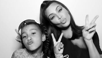 North West Rocks a Nose Ring at Great Grandma MJ's Birthday!