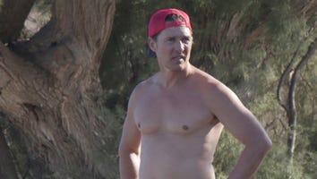 Matthew McConaughey Shirtless on Greek Vacation With Camila Alves