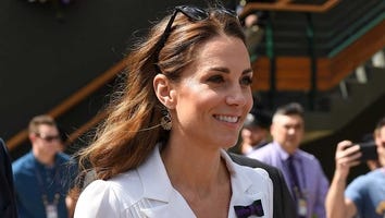 Kate Middleton Makes Surprise Appearance at Wimbledon in White Summer Dress