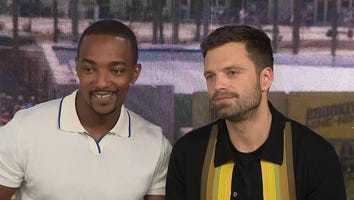 Anthony Mackie Jokes He and Sebastian Stan are the 'Prius' of Marvel | Comic-Con 2019 (Exclusive)