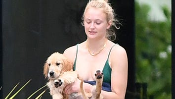 Sophie Turner Hangs Out With Precious New Puppy in Miami After Dog Waldo's Death