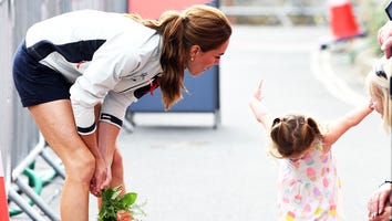 Kate Middleton Gets a Mighty Bow From Little Girl... With Unicorn Face Paint!