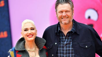 Gwen Stefani and Blake Shelton Have a Pillow Fight With 'The Voice' Coaches