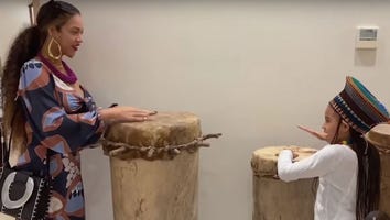 Beyonce's TV Special Takes Fans Inside the Studio for an Adorable Mother-Daughter Moment With Blue Ivy