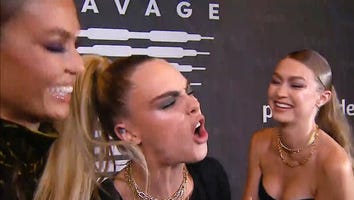 Watch Gigi Hadid and Joan Smalls Scare Cara Delevingne Playing 'Truth or Dare' During NYFW (Exclusive)