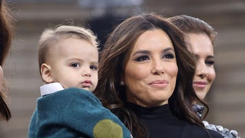 Eva Longoria's Son Santiago Is the Center of Attention at Paris Fashion Week Show -- Pics