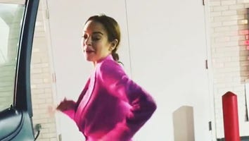Lindsay Lohan Shows Off Her WILD Dance Moves at a Gas Station