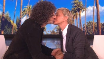 Howard Stern Gives Ellen DeGeneres a Kiss Before Remarrying Wife Beth Stern